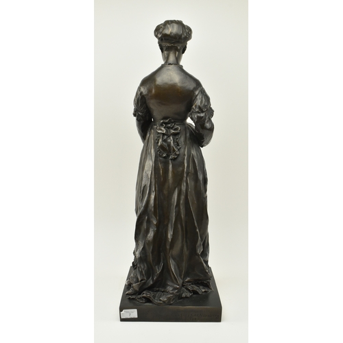 7 - After Christoph Lenz (1829-1915) - A large 20th century cast bronze sculpture depicting a classical ... 