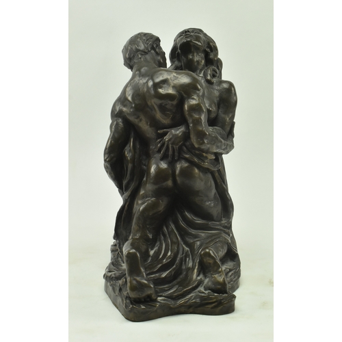 64 - Ronald Cameron (b.1930) - a limited edition late 20th century bronze sculpture depicting two lovers.... 