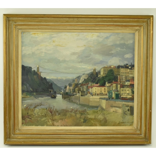 425 - Denis William Reed RWA (Bristol, 1917-1979) - Avon Gorge in October - 1971 -  A 20th century oil on ... 