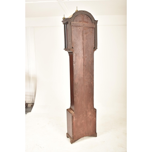 441 - A George III mahogany cased John Blackford Plymouth Docks eight-day maritime longcase grandfather cl... 