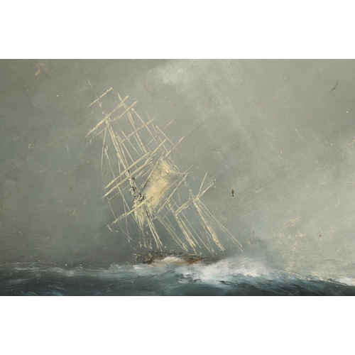 455 - Anthony Amos (British, 1950-2010) - An original 20th century oil on board maritime seascape painting... 