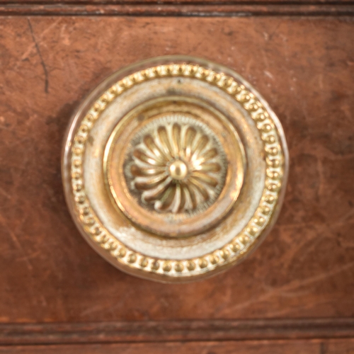 316 - A 19th century Victorian mahogany cylinder bureau desk. The bureau having a cabinet top with central... 