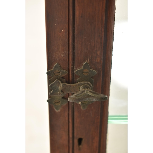 328 - A Victorian 19th century mahogany cased haberdashery glazed shop display cabinet. The cabinet having... 