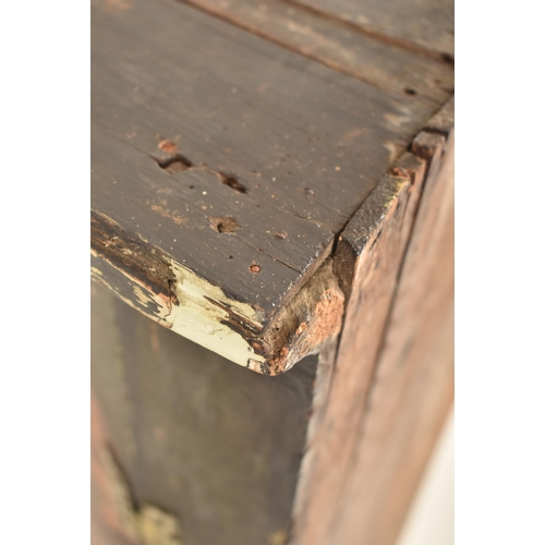 347 - A Chinese influenced 19th century Chinoiserie green painted hanging corner cupboard cabinet. the cup... 