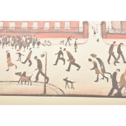 250 - L. S. Lowry R.A. (British 1887-1976) - ' Mill Scene ' - A 20th century 1972 limited edition signed c... 