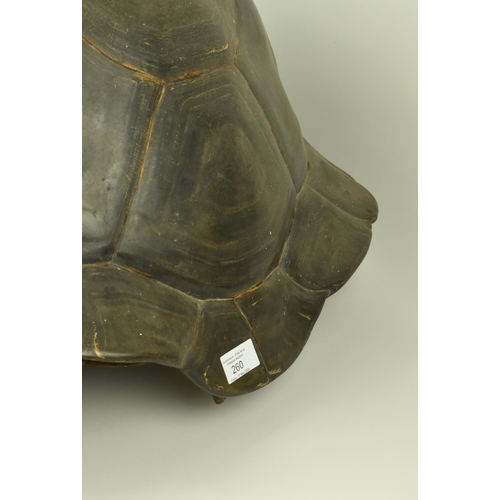 260 - Taxidermy - A 19th century Galapagos Giant Tortoise (Chelonoidis nigra) being in full mount, with ex... 