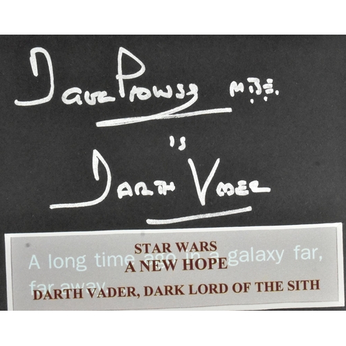 262 - Estate of Dave Prowse - Star Wars - Dave Prowse (1935-2020) - autographed display comprising of vari... 