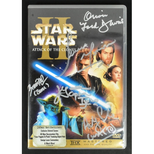 83 - Star Wars - Episode II Attack Of The Clones (2002) - multi-signed DVD of the movie. Signed to the co... 