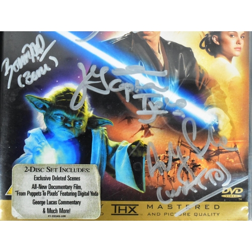 83 - Star Wars - Episode II Attack Of The Clones (2002) - multi-signed DVD of the movie. Signed to the co... 