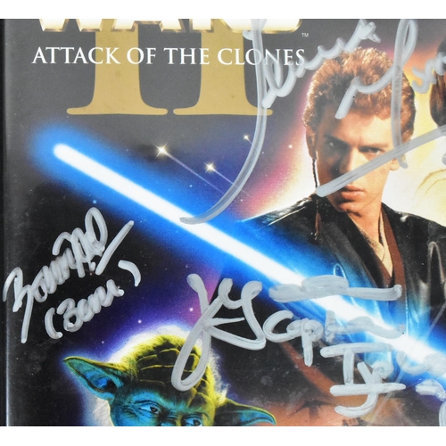 83 - Star Wars - Episode II Attack Of The Clones (2002) - multi-signed DVD of the movie. Signed to the co... 