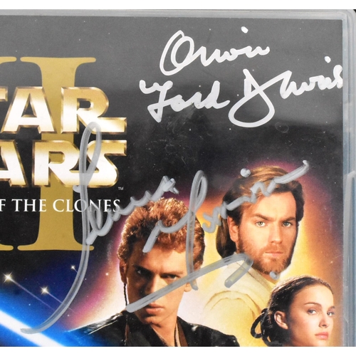 83 - Star Wars - Episode II Attack Of The Clones (2002) - multi-signed DVD of the movie. Signed to the co... 