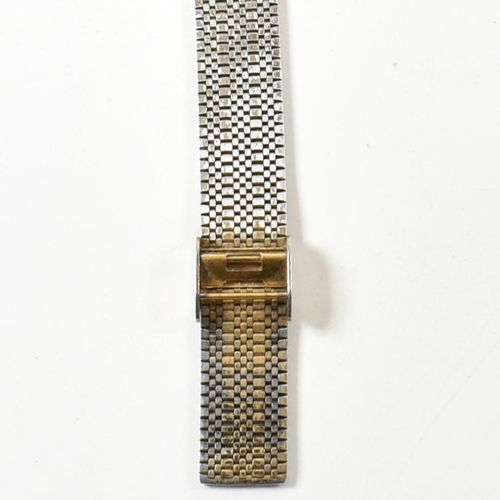 137 - A vintage Omega gold plated men's wristwatch. The watch having baton hour markers with subsidiary di... 