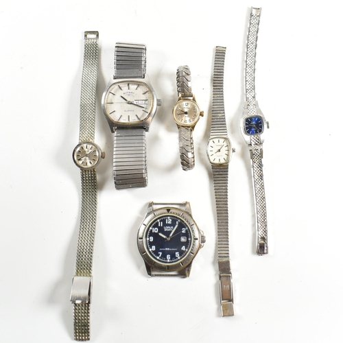 209 - A collection of wristwatches including Tissot. The five wristwatches to include brands such as Tisso... 