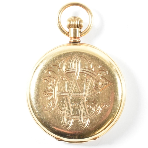 6 - A hallmarked 18ct gold Waltham Mass Riverside Maximus 23 jewel full hunter pocket watch. The watch h... 