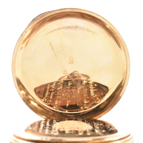 6 - A hallmarked 18ct gold Waltham Mass Riverside Maximus 23 jewel full hunter pocket watch. The watch h... 