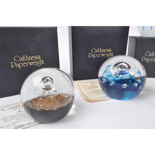 106 - Caithness - A collection of six glass paperweights to include limited edition St Pauls 575/750, limi... 