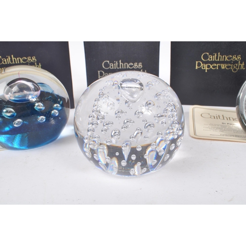 106 - Caithness - A collection of six glass paperweights to include limited edition St Pauls 575/750, limi... 