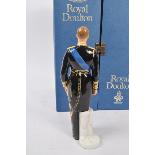 111 - Royal Doulton - A 20th Century china figure in the form of H.R.H Prince Philip Duke of Edinburgh HN ... 