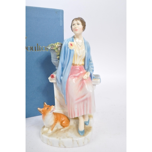 112 - Royal Doulton - A 20th Century china figure in the form of her majesty Queen Elizabeth the Queen Mot... 