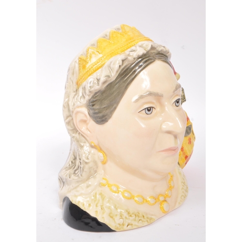 117 - Royal Doulton - A large china Royal Doulton Classics character jug in the form of Queen Victoria D71... 