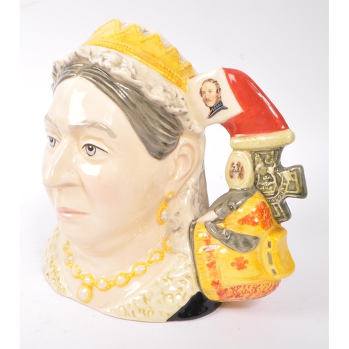 117 - Royal Doulton - A large china Royal Doulton Classics character jug in the form of Queen Victoria D71... 