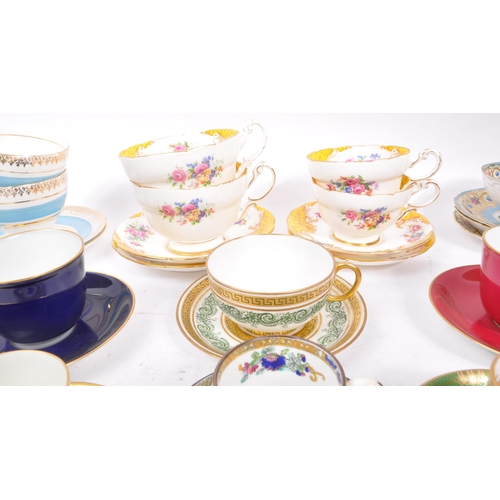 144 - Royal Albert / Shelley / Paragon / Spode / Sadler - A large collection 20th Century vintage china po... 