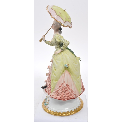 155 - Capodimonte - A 20th Century circa. 1970s porcelain Capodimonte figurine signed Fornili in the form ... 