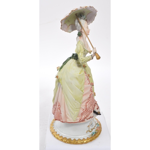 155 - Capodimonte - A 20th Century circa. 1970s porcelain Capodimonte figurine signed Fornili in the form ... 