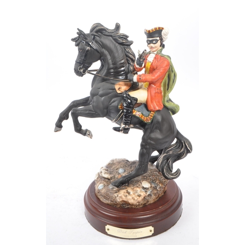 165 - Royal Doulton - A 20th Century vintage china figure in the form of Dick Turpin HN 3272 issued in 198... 