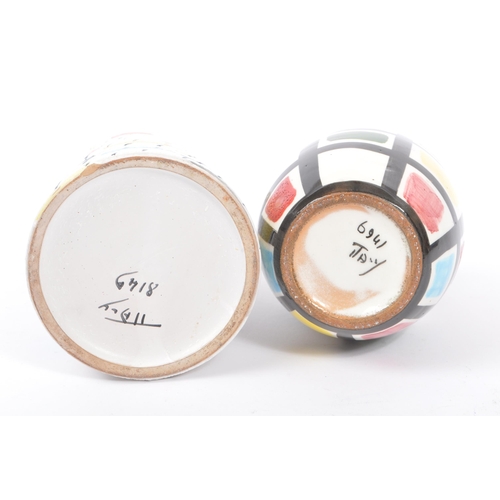 182 - Fratelli Fanciullacci - Two mid 20th century circa 1960s Italian Fratelli Fanciullacci studio potter... 