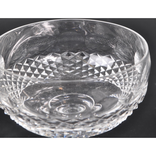 192 - Waterford - A collection of four Waterford cut crystal glass colleen dessert / sundae bowl having ov... 