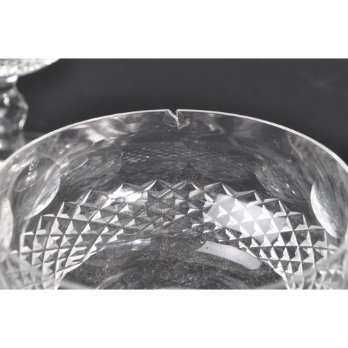 192 - Waterford - A collection of four Waterford cut crystal glass colleen dessert / sundae bowl having ov... 