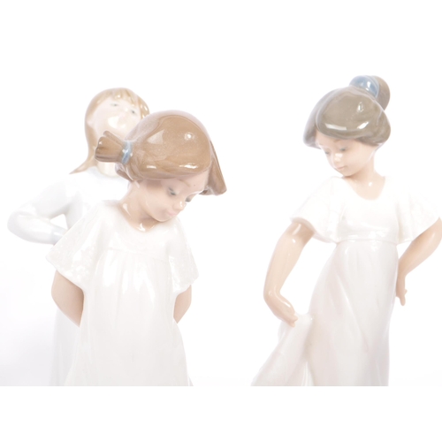 201 - Lladro / Nao - A collection of Lladro & Nao china figures, alongside other similar examples. The col... 