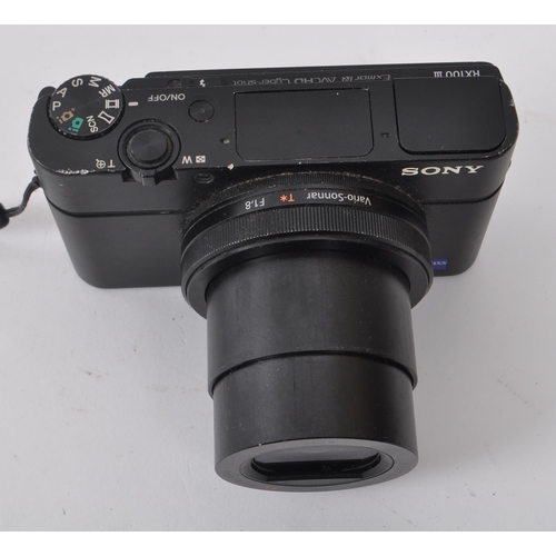 313 - Sony - A Sony RX100 III compact digital camera. The camera featuring an 20MP CMOS sensor coupled wit... 