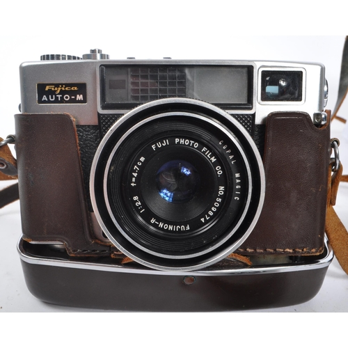 331 - A collection of mid 20th century Japanese 35mm rangefinder / viewfinder cameras. The collection to i... 