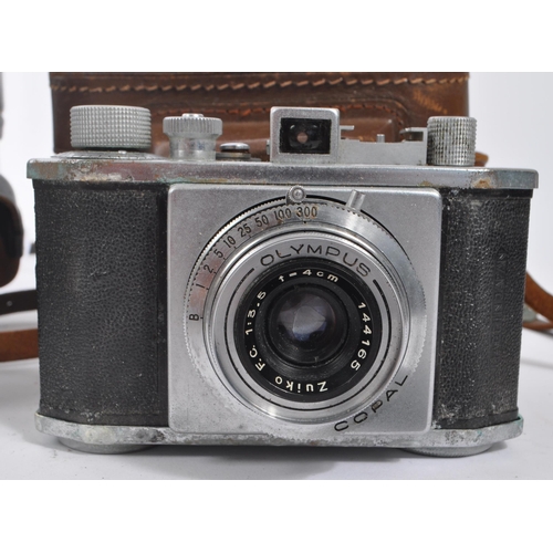 331 - A collection of mid 20th century Japanese 35mm rangefinder / viewfinder cameras. The collection to i... 