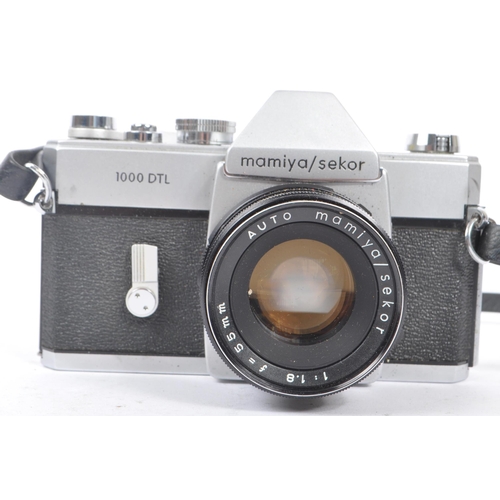 342 - Mamiya / Sekor - Vintage 20th century SLR camera model number 1000 DTL. With Auto mamiya / sektor 1:... 