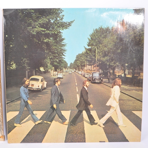 403 - The Beatles - A collection of three vintage 20th century vinyl LP records to include Revolver PMC 70... 