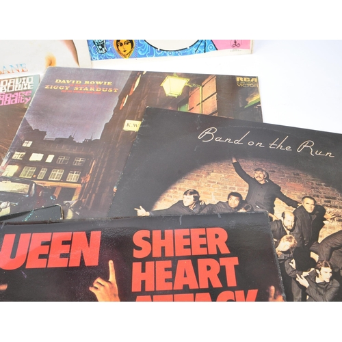 408 - British Pop & Rock - Beatles - Queen - David Bowie - A collection of 20th century LP vinyl records t... 