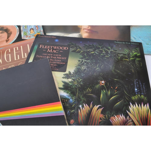 409 - A collection of 20th century LP vinyl records to include Pink Floyd Dark Side of the Moon (1 LP, pos... 