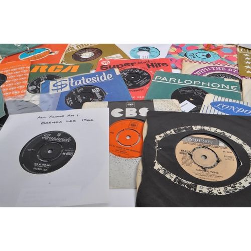 412 - A collection of 20th century circa 1950s / 60s / 70s Rock, Soul, R&B, Pop, and Country music 45 RPM ... 