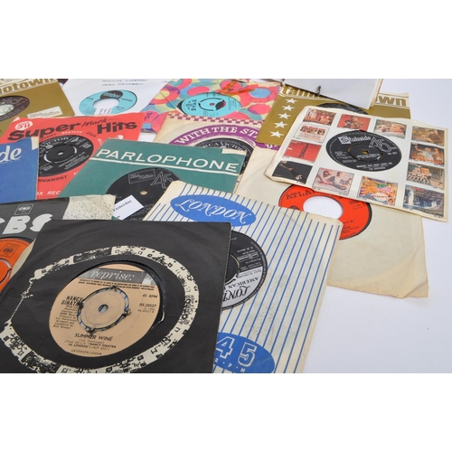 412 - A collection of 20th century circa 1950s / 60s / 70s Rock, Soul, R&B, Pop, and Country music 45 RPM ... 