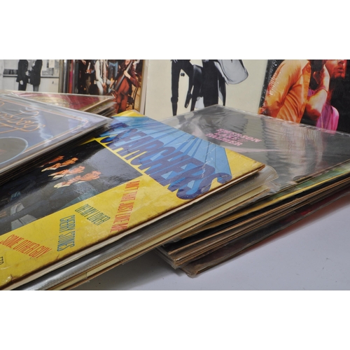 419 - A large collection of 20th Century vintage LP long play vinyl record albums to include: Fleetwood Ma... 