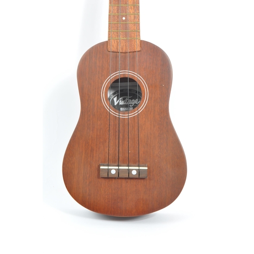 429 - Vintage - A 20th century Vintage brand VUK20N ukulele. The ukulele having a wooden body. Makers labe... 