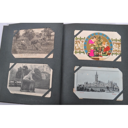 458 - A collection of 19th century Postcards, Stamps, Ephemera, Maps and miscellaneous. Includes old postc... 