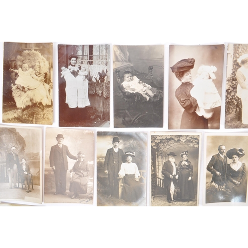 462 - A collection of 19th century photographic postcards of Social History. Collection of approx 1600 sho... 