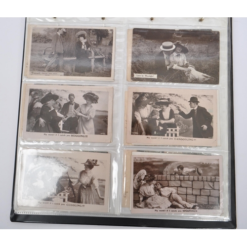 470 - Romance related postcards - A collection of 1900s - 1930s Edward 7th to George 5th pre WWII. Collect... 