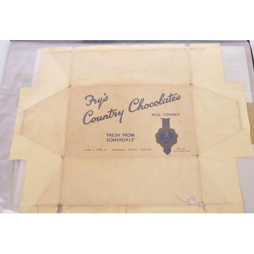 472 - A collection of 19th and 20th century Chocolate advertising / local interest. Fry’s and Cadburys. Il... 