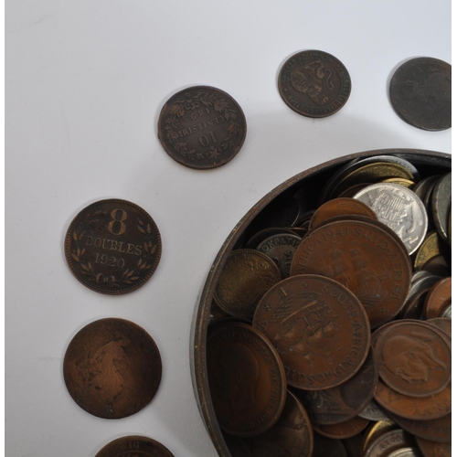 477 - A collection of 18th, 19th & 20th century British & Foreign coins to include a 1927 Australia florin... 