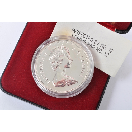 498 - A collection of 20th Century .500 silver proof Canadian commemorative coins comprising of: one dolla... 